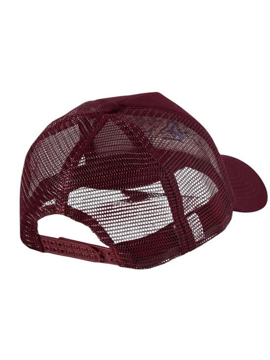 Anthropologie Worn West Trucker Hat Maroon Chalet Cowboy Social Club NWT main image 6